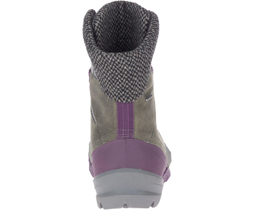 Botas Senhora - Merrell Thermo Aurora 2 Mid Shell Waterproof - Cinzentas - RAE859324